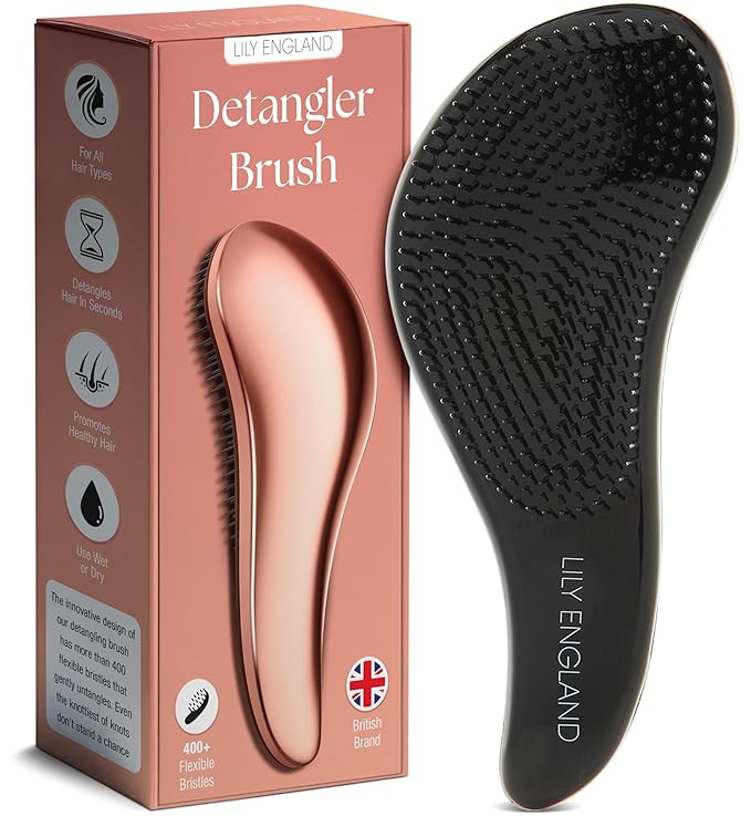 Lily England Teen Girl Gifts Trendy Stuff - Gentle Detangler Hair Brush for Curly, Thick, Straigh... | Amazon (US)