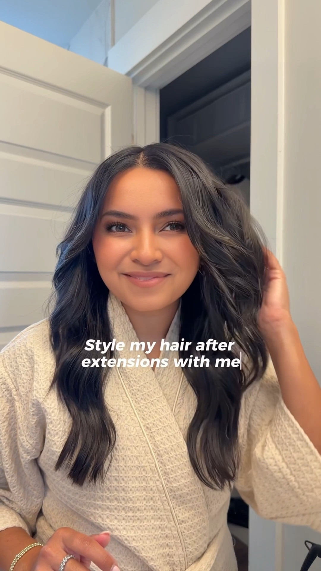 Styling my hair after extensions - this is how I get a lot of volume in my hair! 

#LTKvlog #LTKstorytime #LTKBeauty