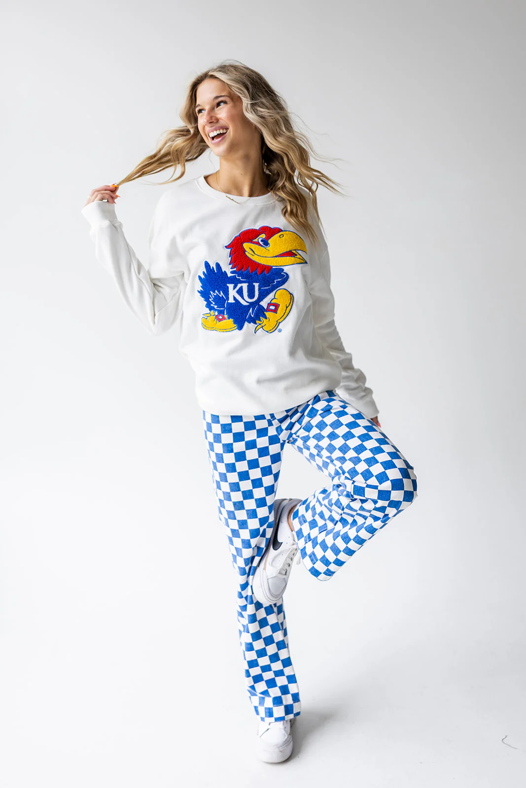 Kansas Mascot Chenille Comfort Crew | Gameday Social