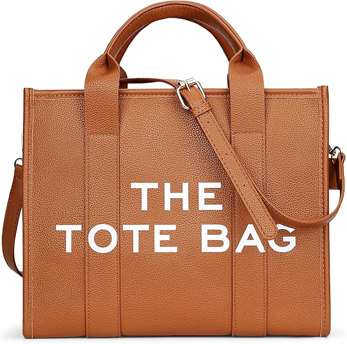 JQWSVE Canvas Tote Bags for Women Handbag Tote Purse with Zipper Canvas Crossbody Bag for Office,... | Amazon (US)