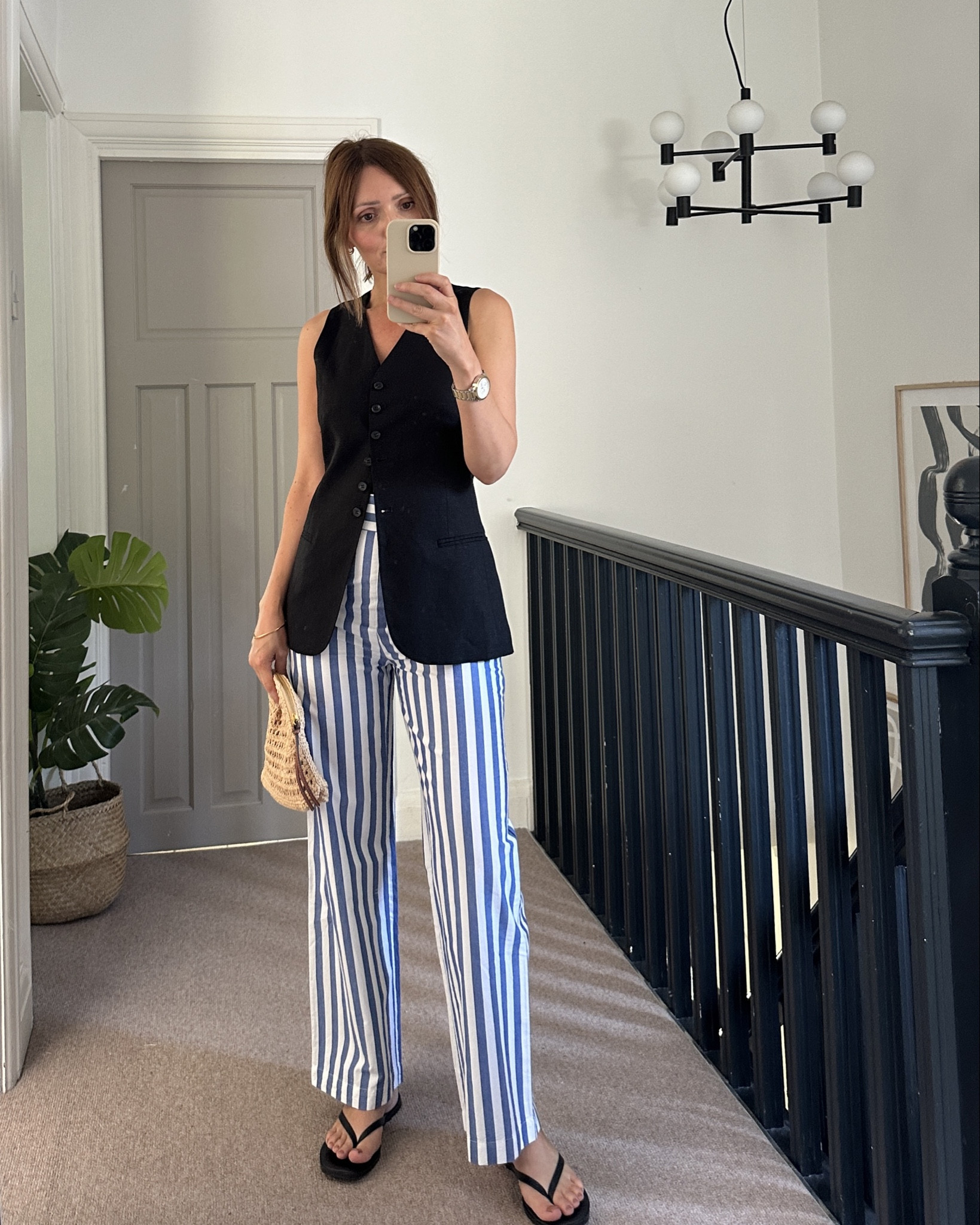 Ways to wear blue striped pants 

#LTKuk #LTKsummer
