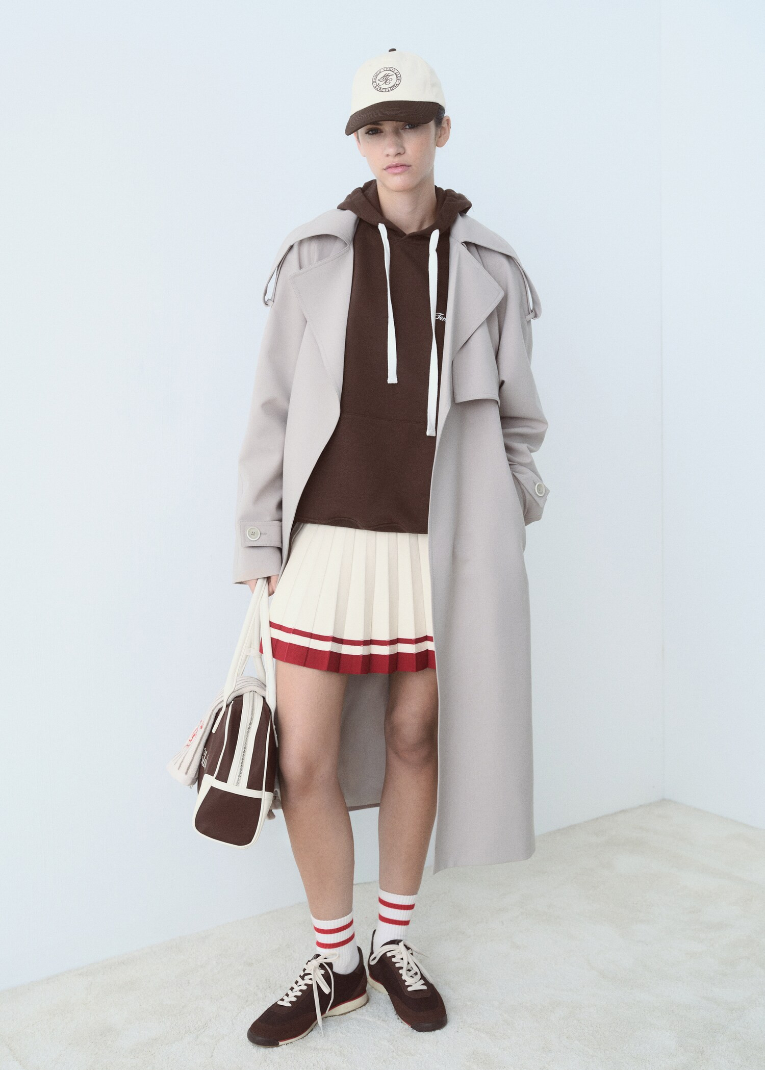 Hooded message print sweatshirt - Women | MANGO United Kingdom | MANGO (UK)