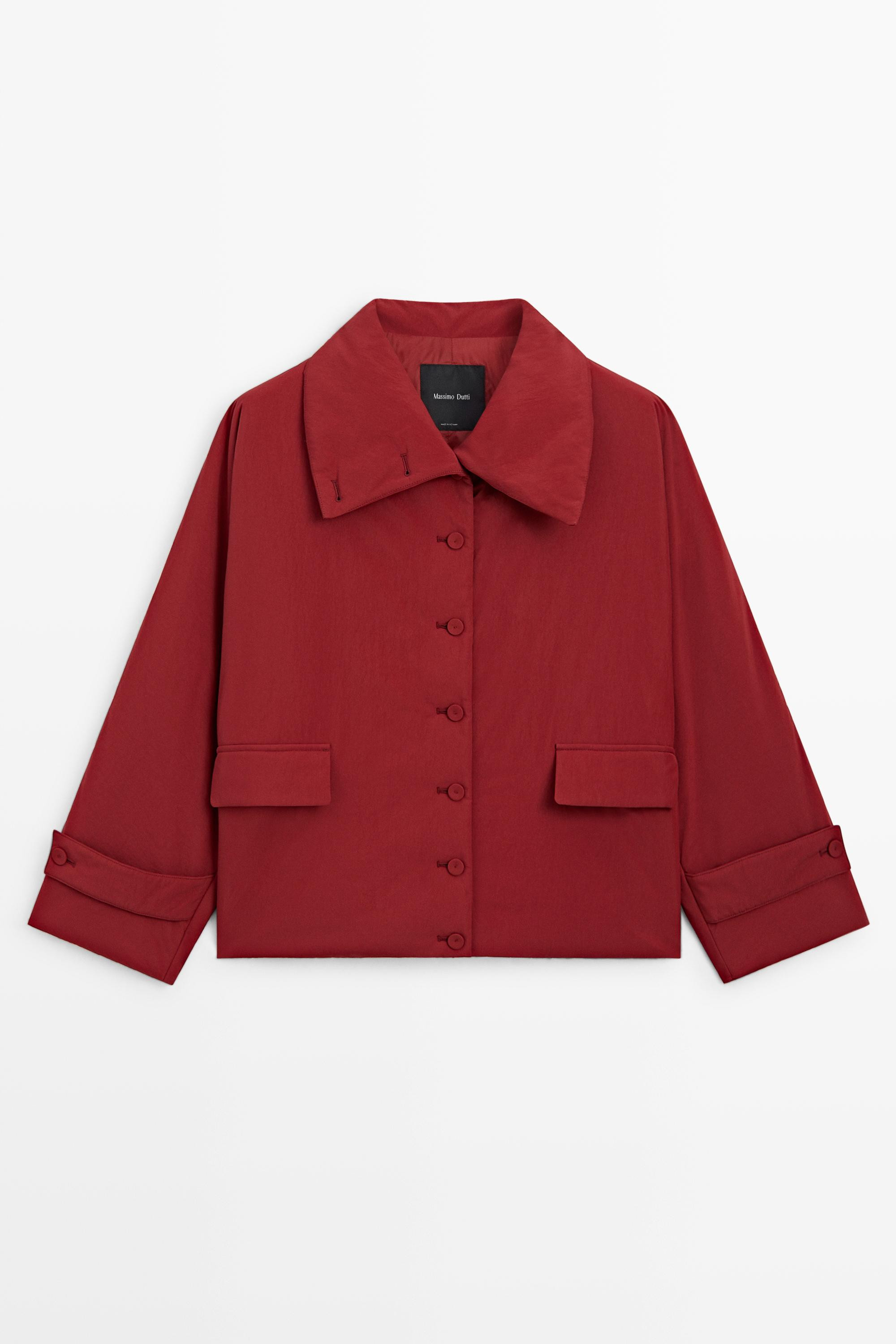 Lightweight quilted short coat | Massimo Dutti UK