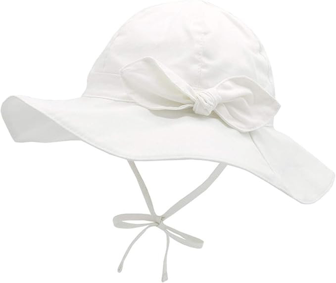 Sarfel Baby Girl Sun Hat Summer Baby Hats UPF 50+Toddler Sun Hat Infant with Wide Brim Bucket Hat | Amazon (US)