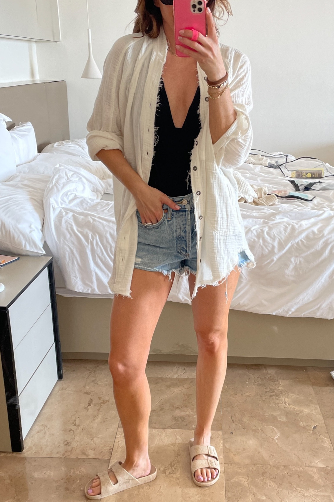 This button up shirt is perfect as a cover up or with shorts/jeans. Could also tie up with a skirt or dress! 

#LTKswim #LTKSeasonal #LTKtravel