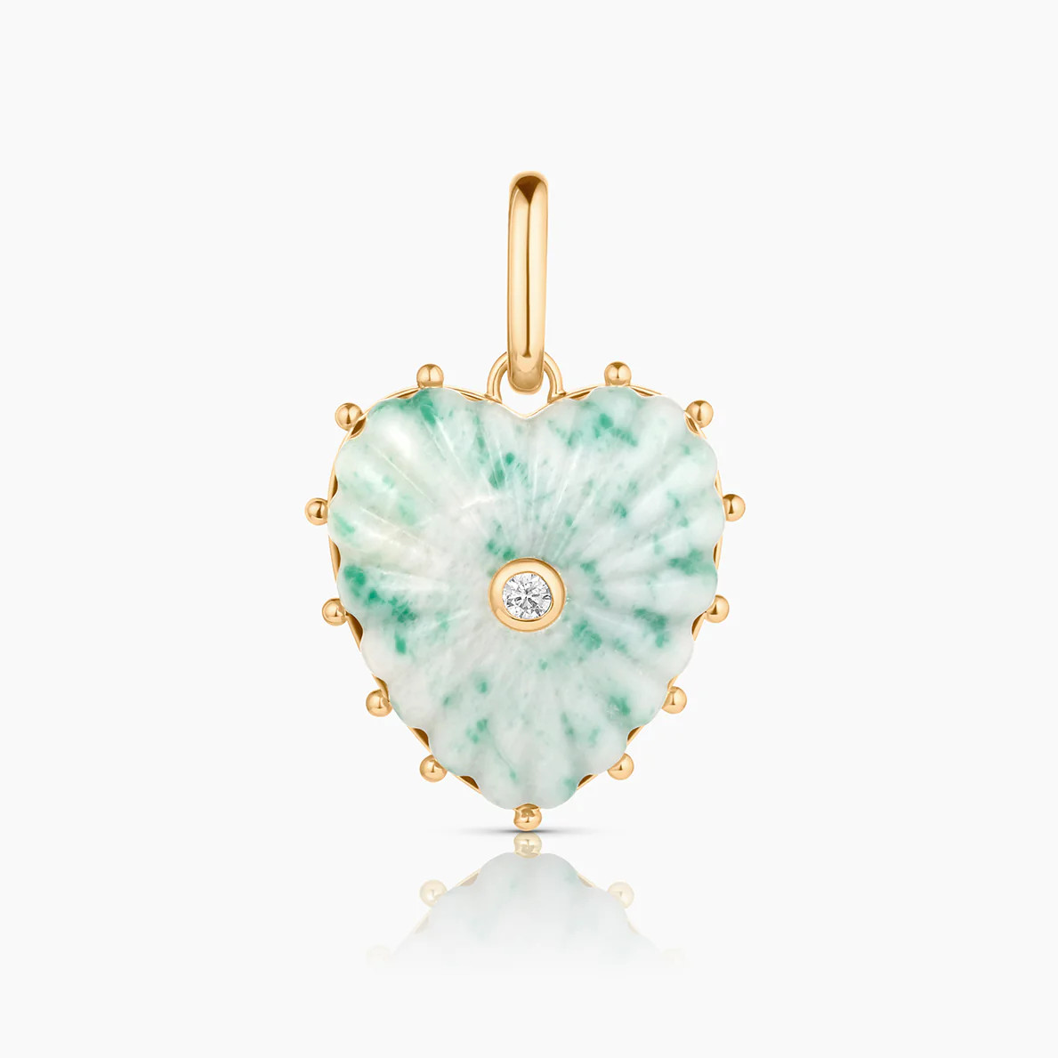 Malene Green Dot Clip | Thatch