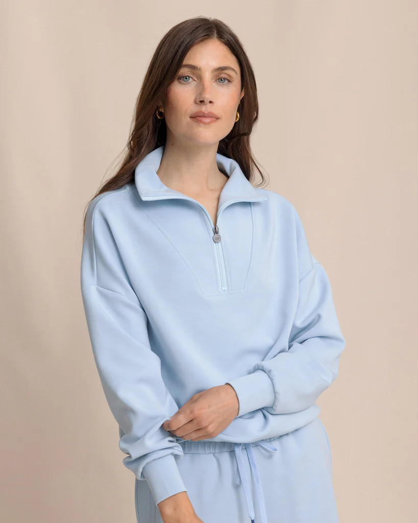 Danielle Luxe Lounge Quarter Zip | Southern Tide