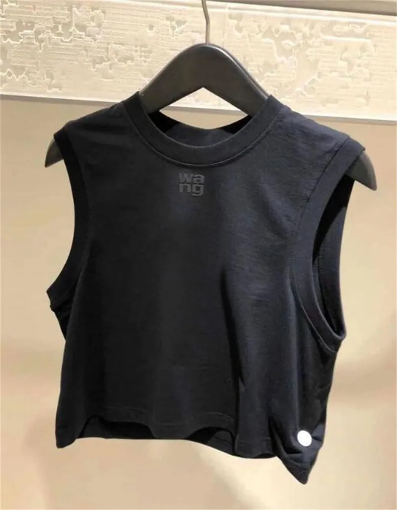 New Fashion Clothing Women T shirt Top Vest Dress Alex-ander -Wang Letter Washed T shirts du pe | DHGate