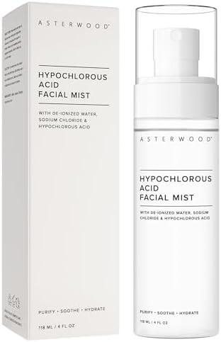 Asterwood Hypochlorous Acid Spray for Face - Targets Acne, Redness, Irritation - Multi-Purpose Sk... | Amazon (US)