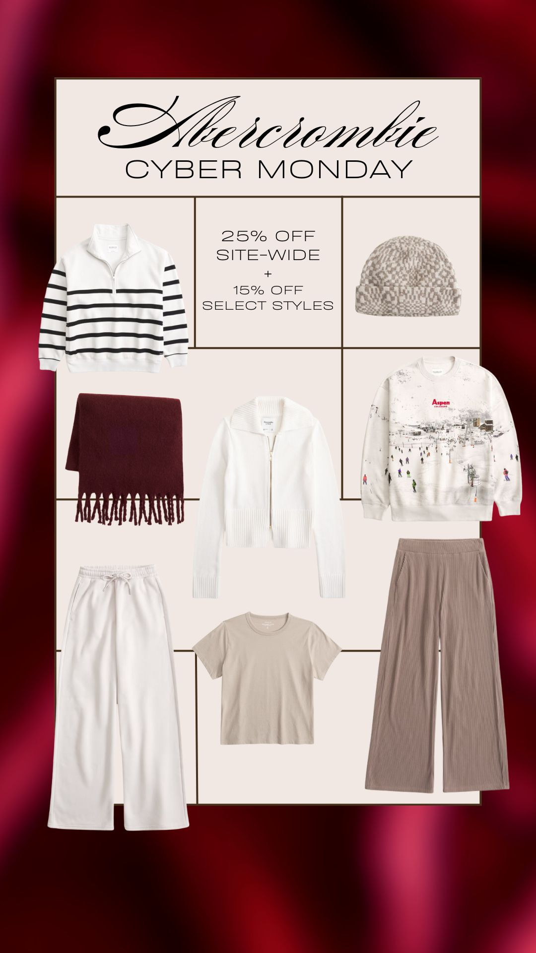 Cozy Winter Outfit


Code: BLAMEITONDEDE for an extra 15% off!

Abercrombie Cyber Monday Sale! 

 #LTKCyberWeek #LTKSaleAlert #LTKStyleTip