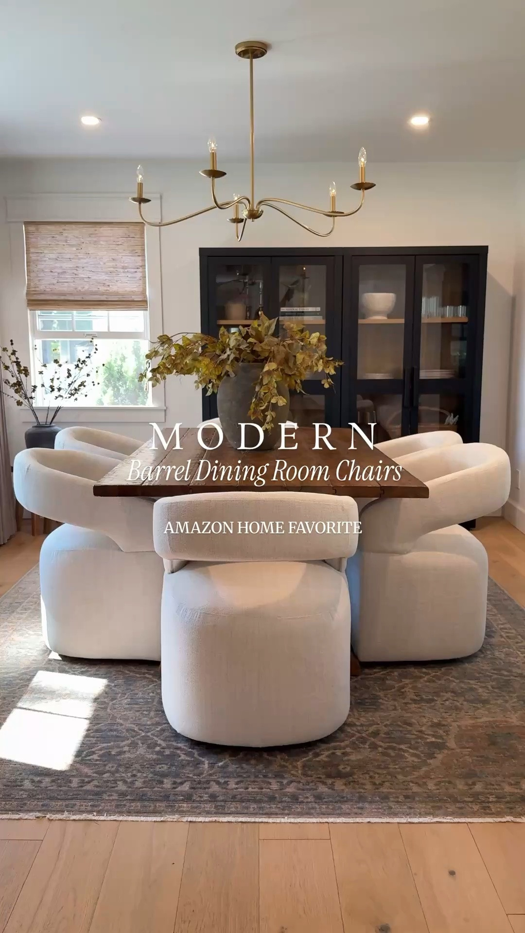 I love adding cozy, affordable, organic modern pieces to my home that create that lived-in style. These upholstered barrel dining chairs glide on hidden casters. They’re very comfortable and the fabric is incredibly soft. They come in a few different neutral-colored fabrics. Shown in linen. Can also be used as an accent chair without casters.

amazon | dining room | seating | entertaining | neutral home | earthy

#LTKHome #LTKSaleAlert #LTKvlog