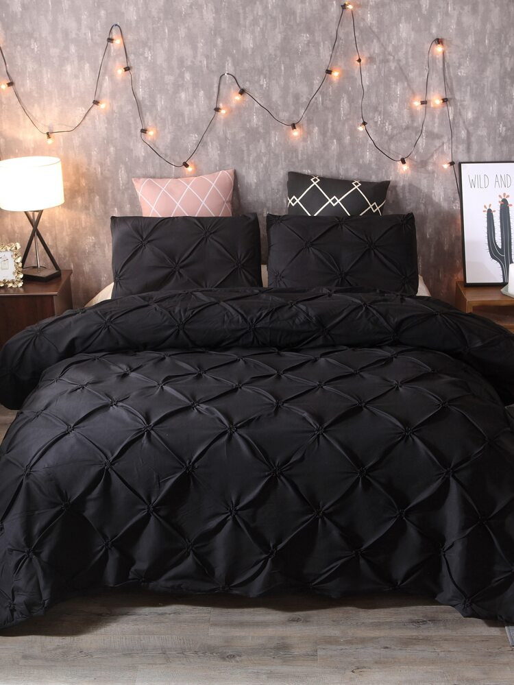 Pintuck Design Duvet Cover Set Without Filler | SHEIN