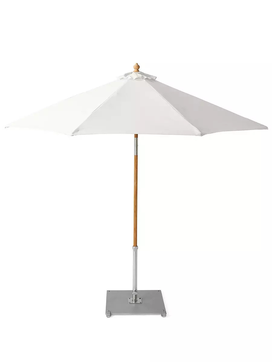 Teak Market Umbrella | Serena and Lily