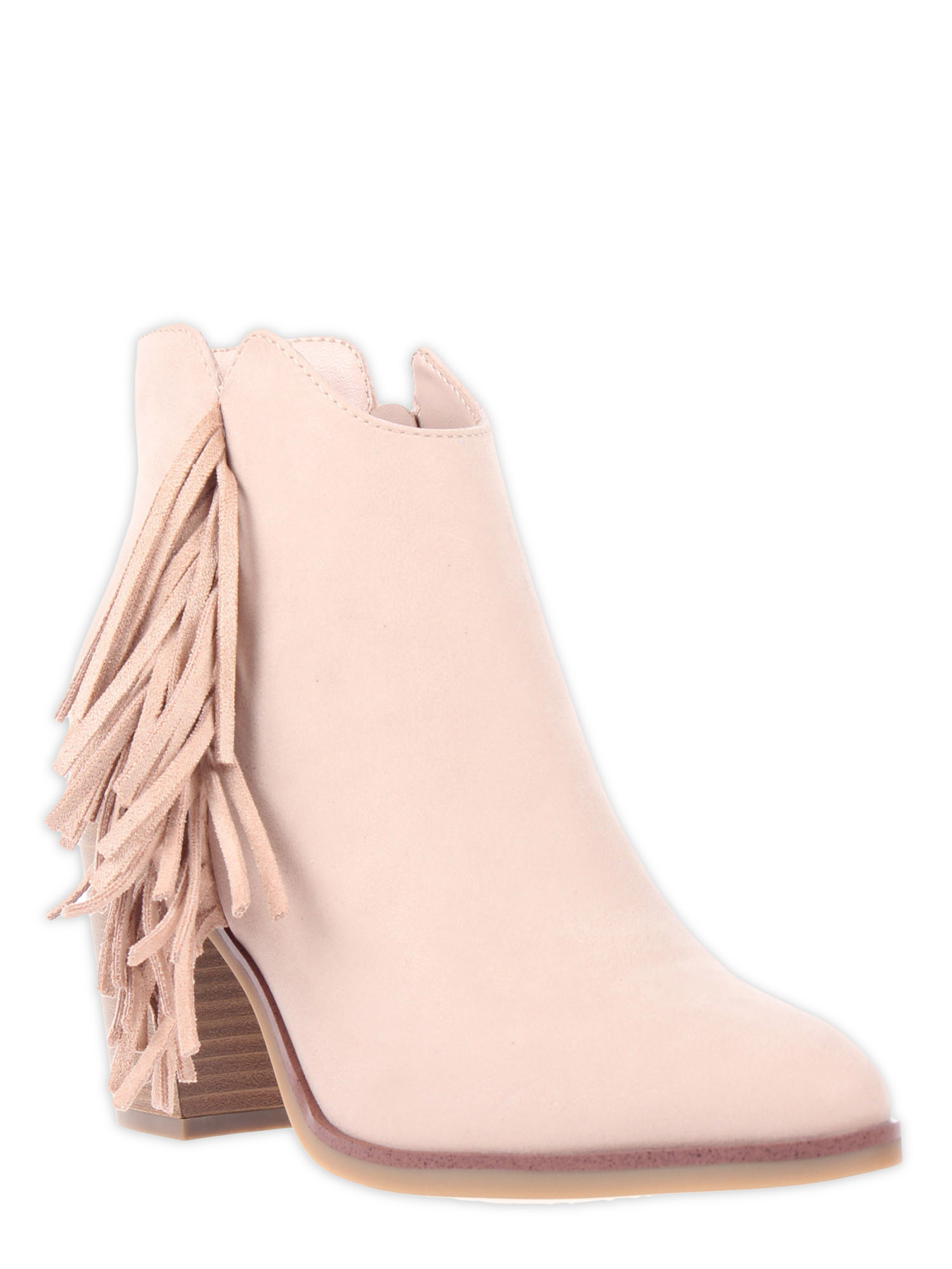 MIA GIRL Women's Avril Fringe Booties | Walmart (US)