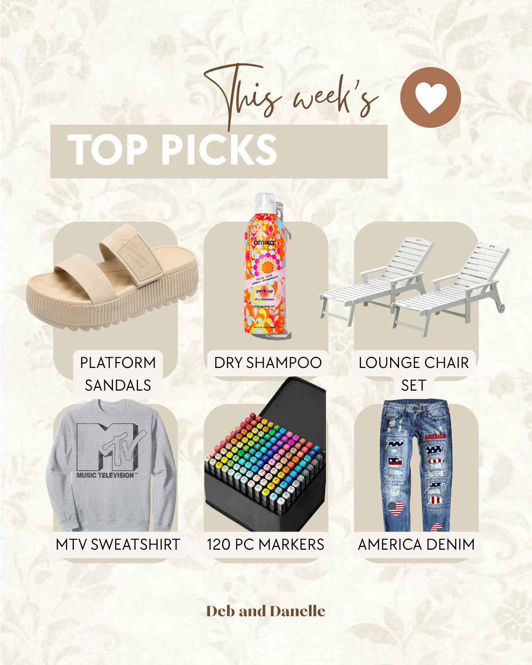 Our most-loved items of the week include my new platform sandals from Dream Pairs, my dry shampoo, a few great deals, and my MTV sweatshirt.  

 #LTKSeasonal #LTKHome #LTKMidsize