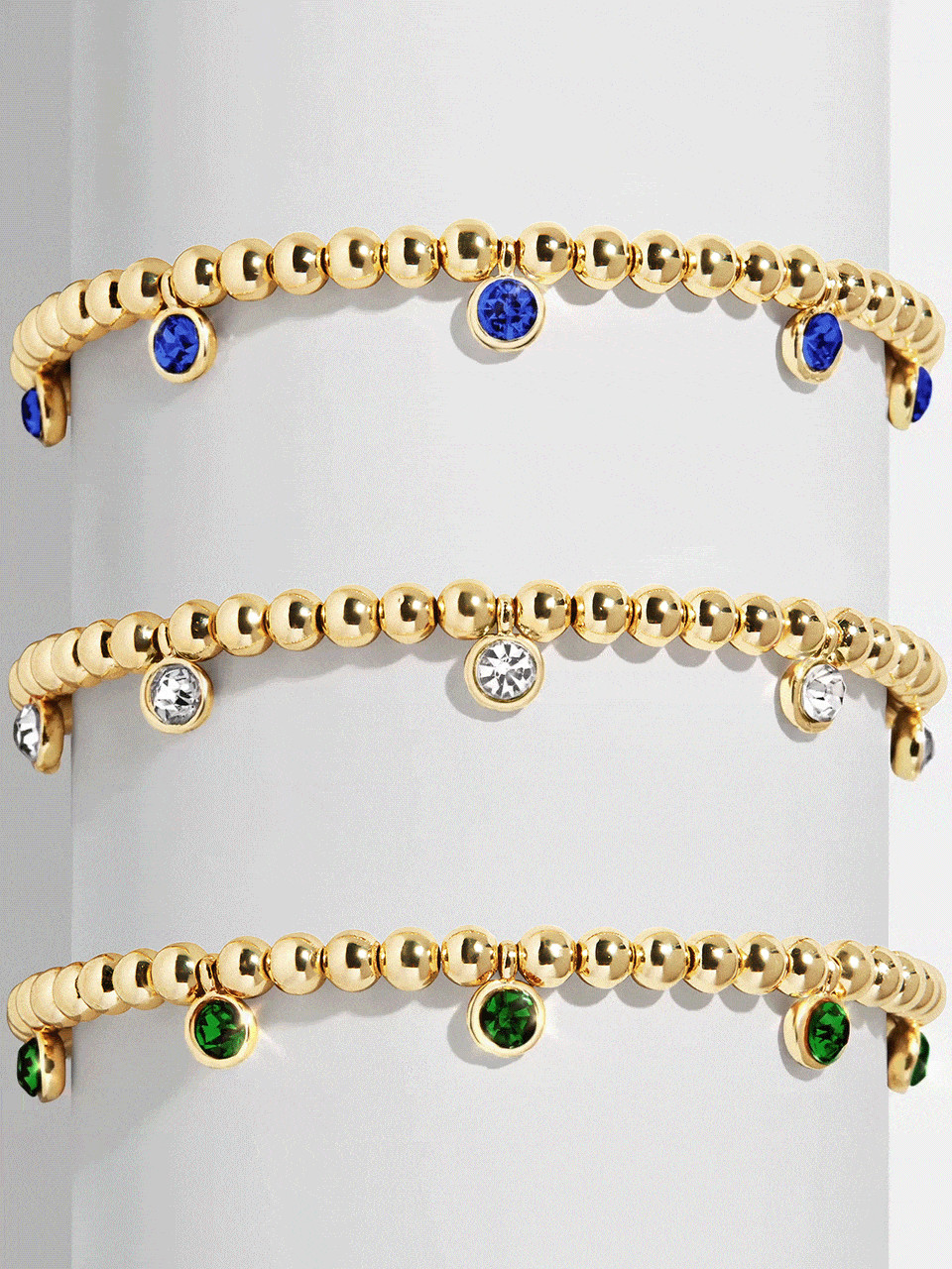 Birthstone Pisa Bracelet - Crystal | BaubleBar