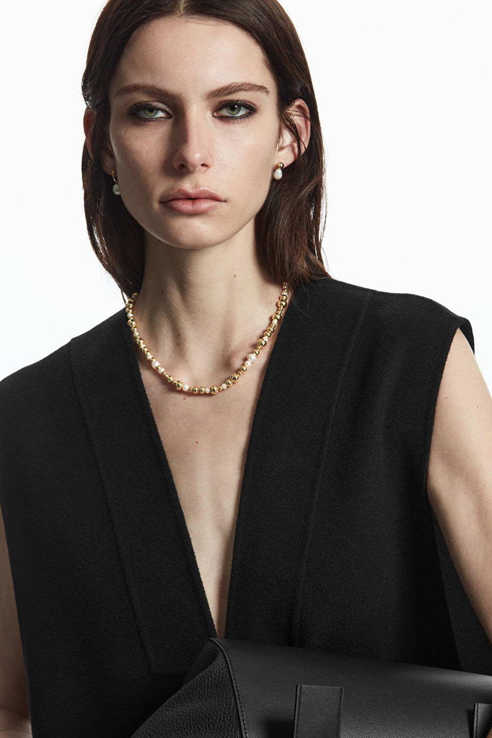 BEADED PEARL NECKLACE - GOLD / PEARL - COS | COS (EU)