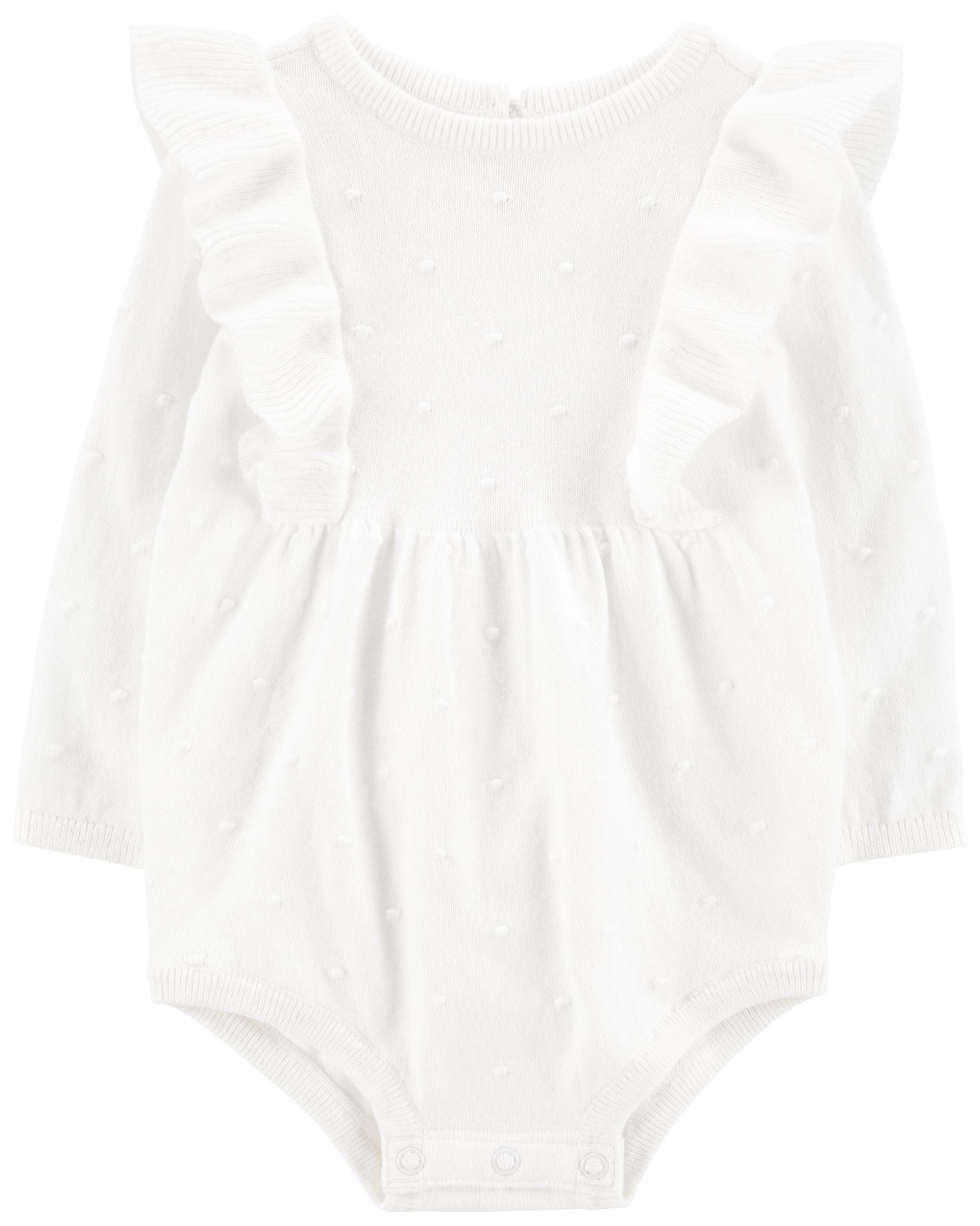 Baby Ruffle Long-Sleeve Bodysuit | Carter's