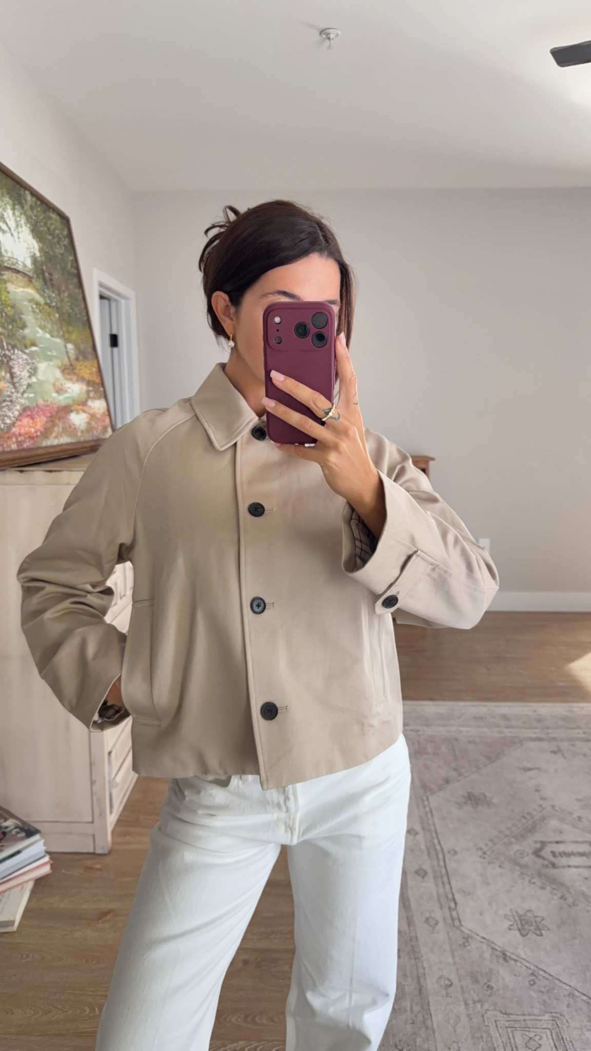 Spring trench coat! True to size! In a S for a relaxed fit 

#LTKootd #LTKNYFW #LTKSeasonal