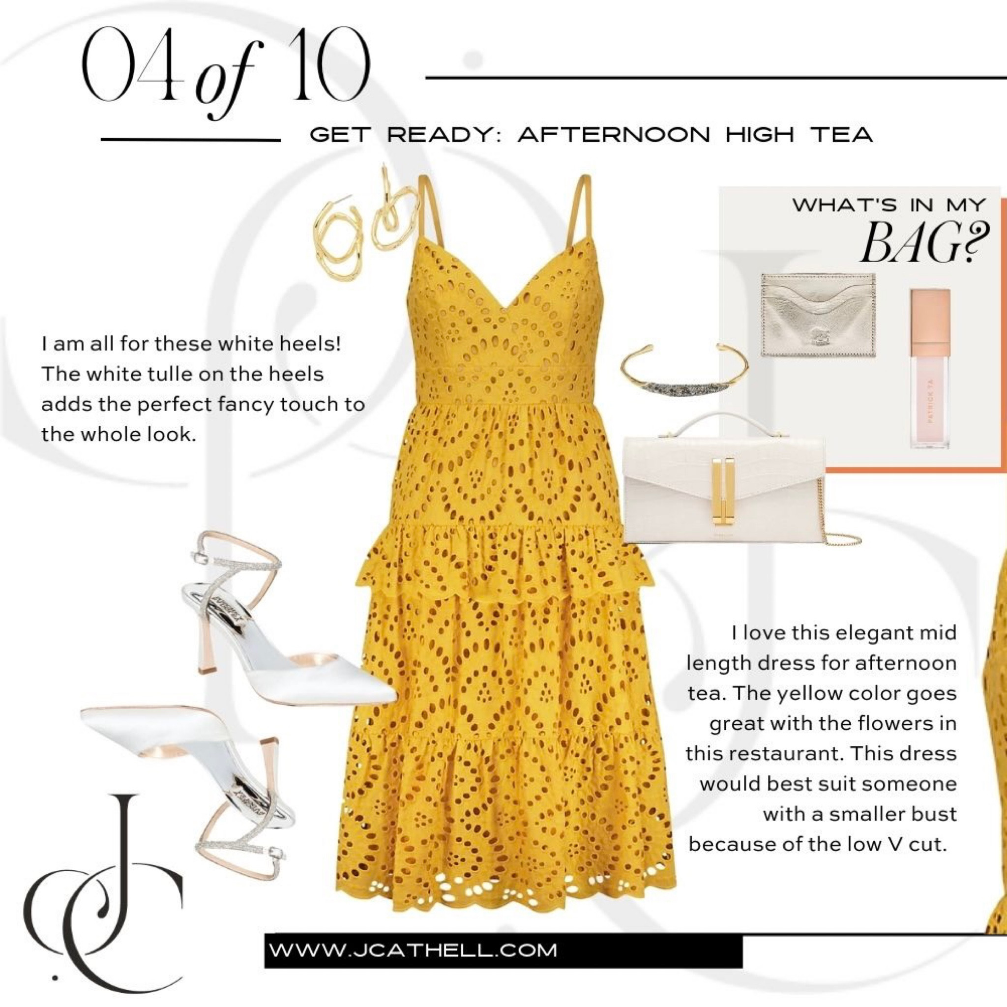 Light Yellow Dress Accessories