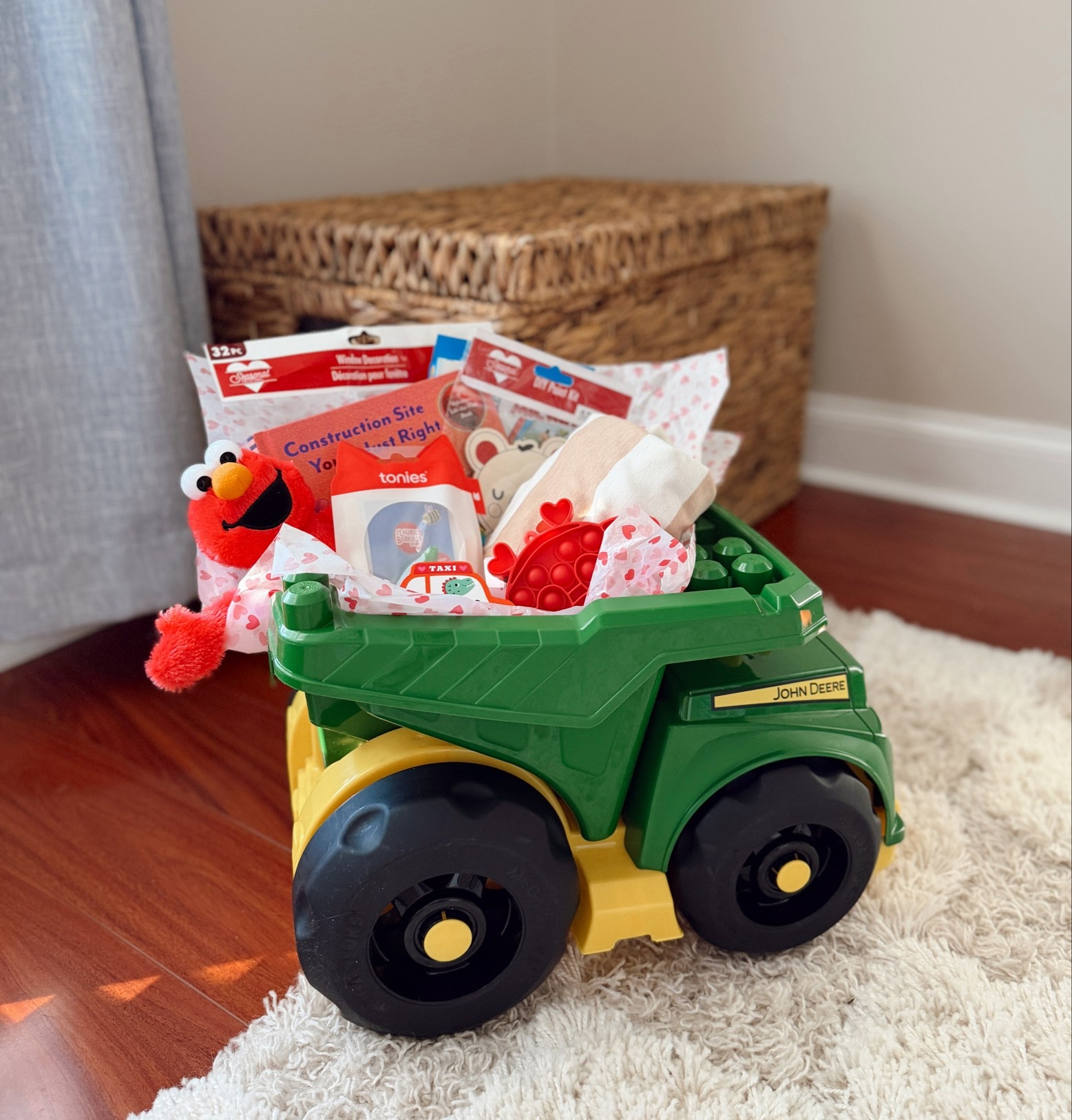 toddler valentines basket 