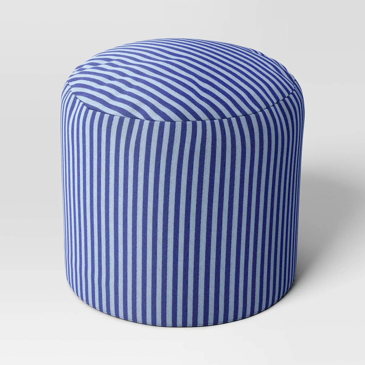 Dorm Pouf Striped Blue - Room Essentials™ | Target