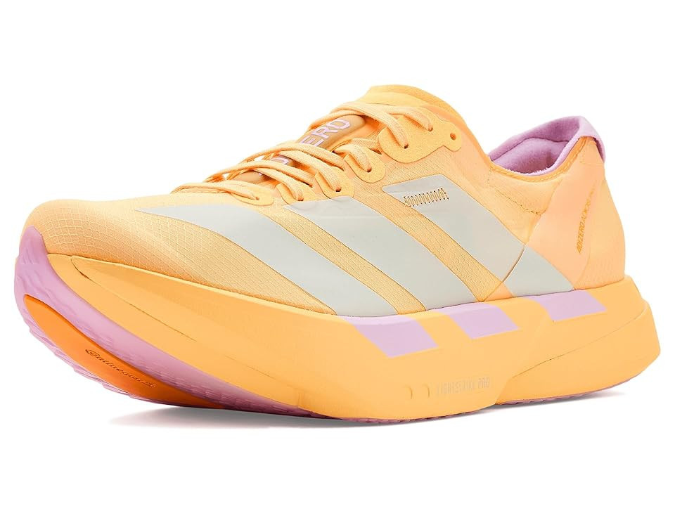 adidas Adizero Adios Pro 4 Running Shoes Women's Shoes Ice Tangerine/Ice Gold Metallic/Bliss Lilac: 5 C - Medium | Zappos.com