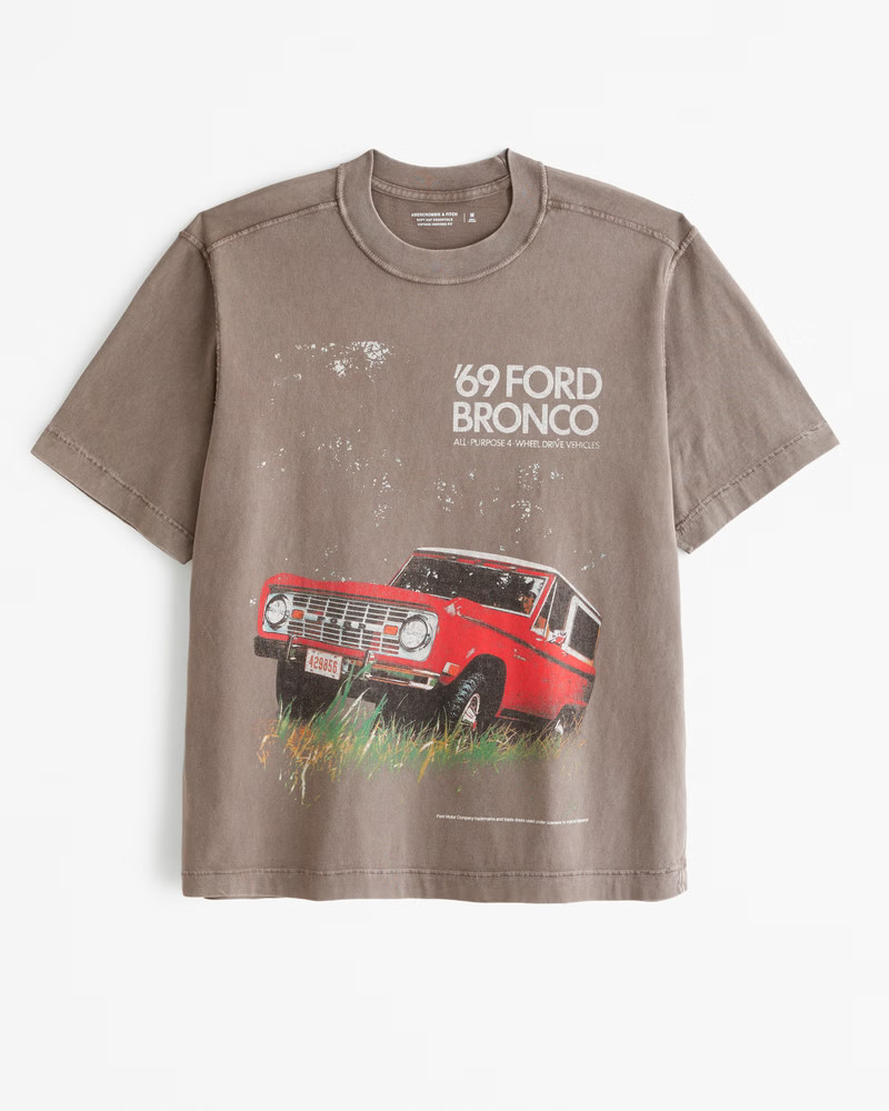 Bronco Vintage-Inspired Graphic Tee | Abercrombie & Fitch (US)