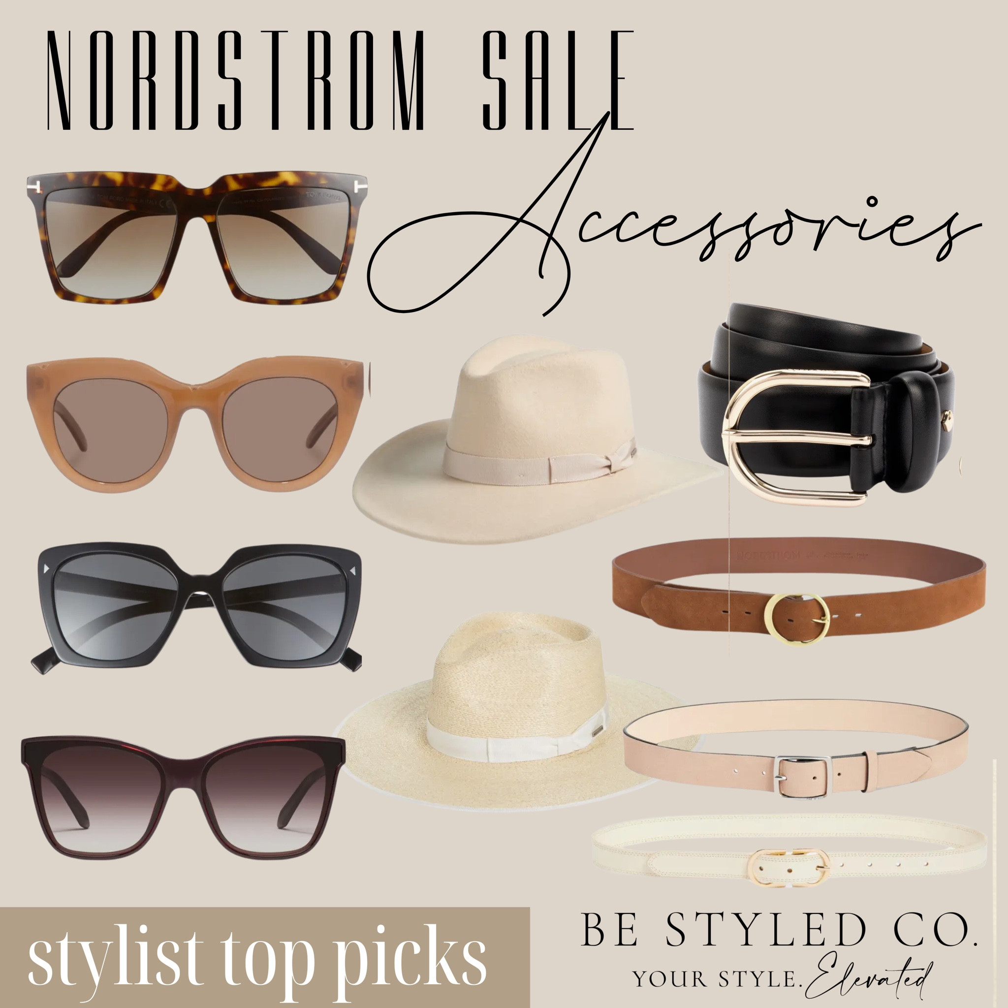Nordstrom sale - stylists picks for accessories - sunglasses- belts - hats 

#LTKStyleTip #LTKxNSale #LTKSummerSales