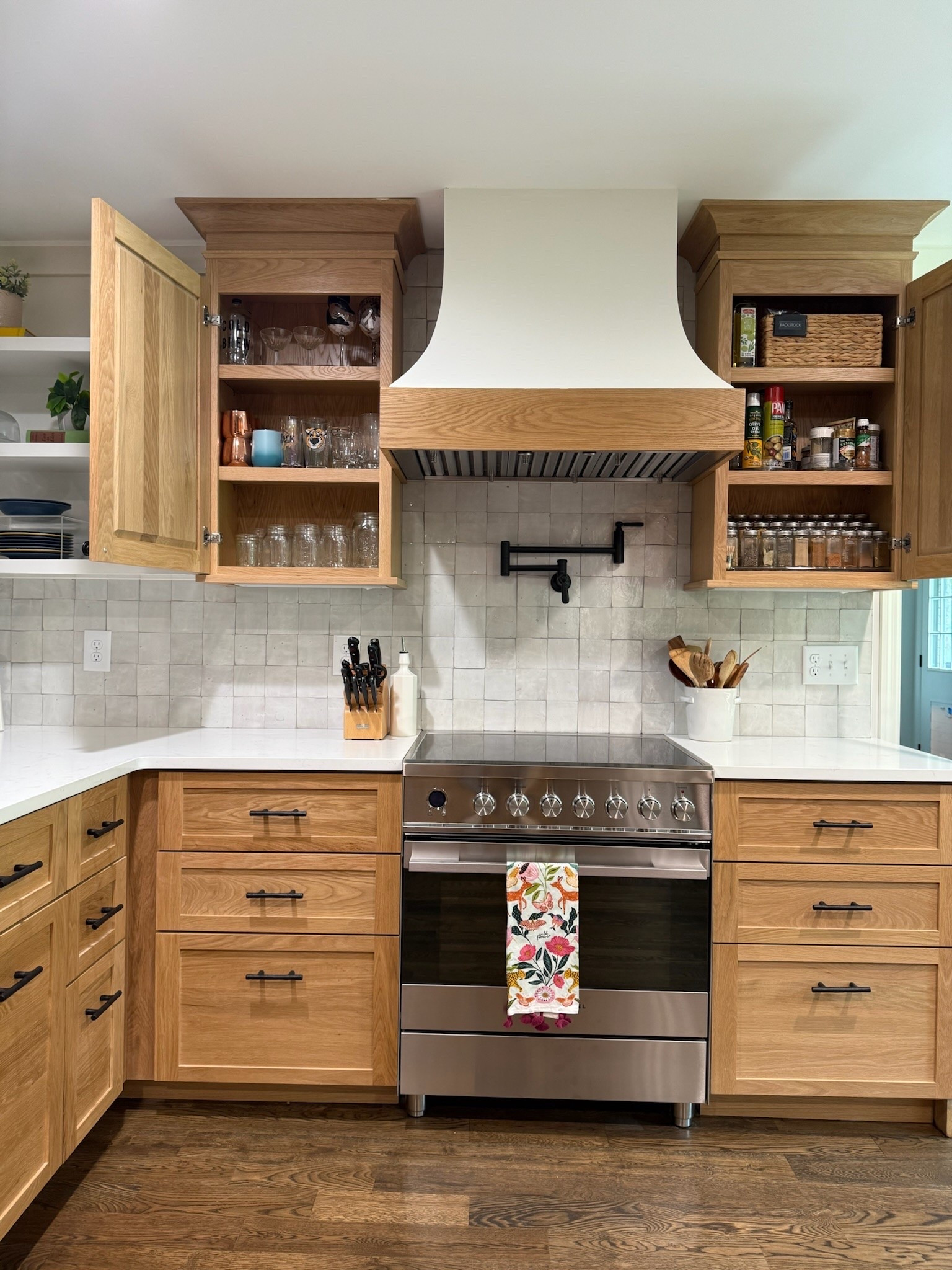 We believe your kitchen should do more than look organized. It should make your everyday life easier.

Think about everything that happens in this one space:
Breakfast before school.
Packing lunches.
Kids grabbing snacks.
Meal prepping.
Making dinner.
Baking.
Cleaning up.
And doing it all over again tomorrow.😂

That's why we're so intentional about the systems we create.

We want the things you use every day to be easy to see, reach, find, use, and put away.

We want kids to be able to grab their own snacks and help with routines.

We want lunch-packing supplies to have a home instead of ending up scattered across three different drawers.

We want your most-used cookware and ingredients to be accessible when you're trying to get dinner on the table.

And most importantly, we want the system to make sense for your family and the way you actually live.

Because organization isn't just about making a space look good. It's about creating a home that supports your routines, reduces the little frustrations, and makes everyday life run a little smoother.

That's our why.

✨ Comment INSPO to see our systems in action! SHOP for links!