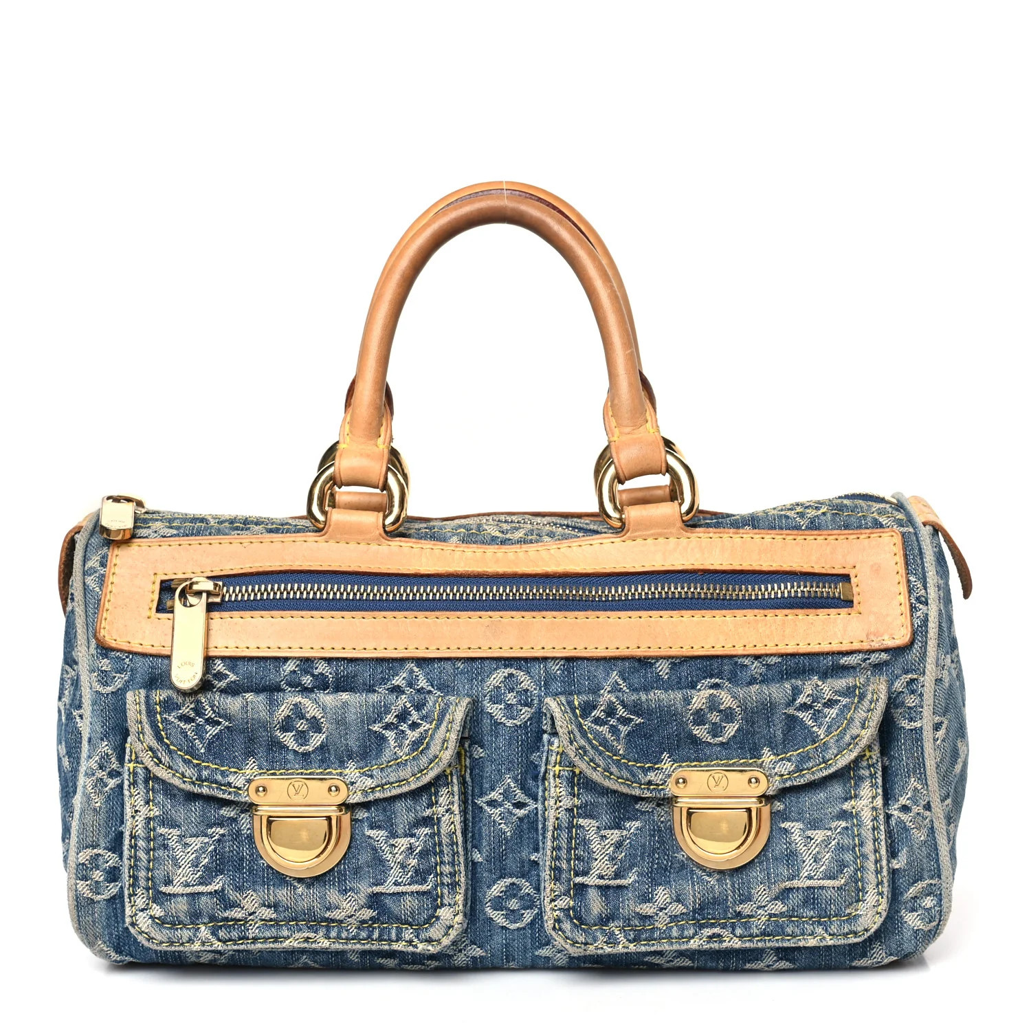 Monogram Denim Neo Speedy Blue | FASHIONPHILE (US)