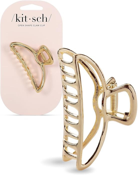 Kitsch Metal Hair Clips for Women - Durable & Elegant Metal Claw Clips, Perfect for Everyday Use ... | Amazon (US)