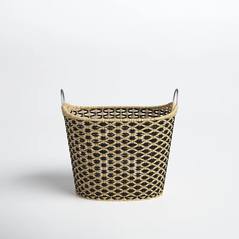 Seagrass Handmade Decorative and Functional Storage Basket with Handles | Joss & Main