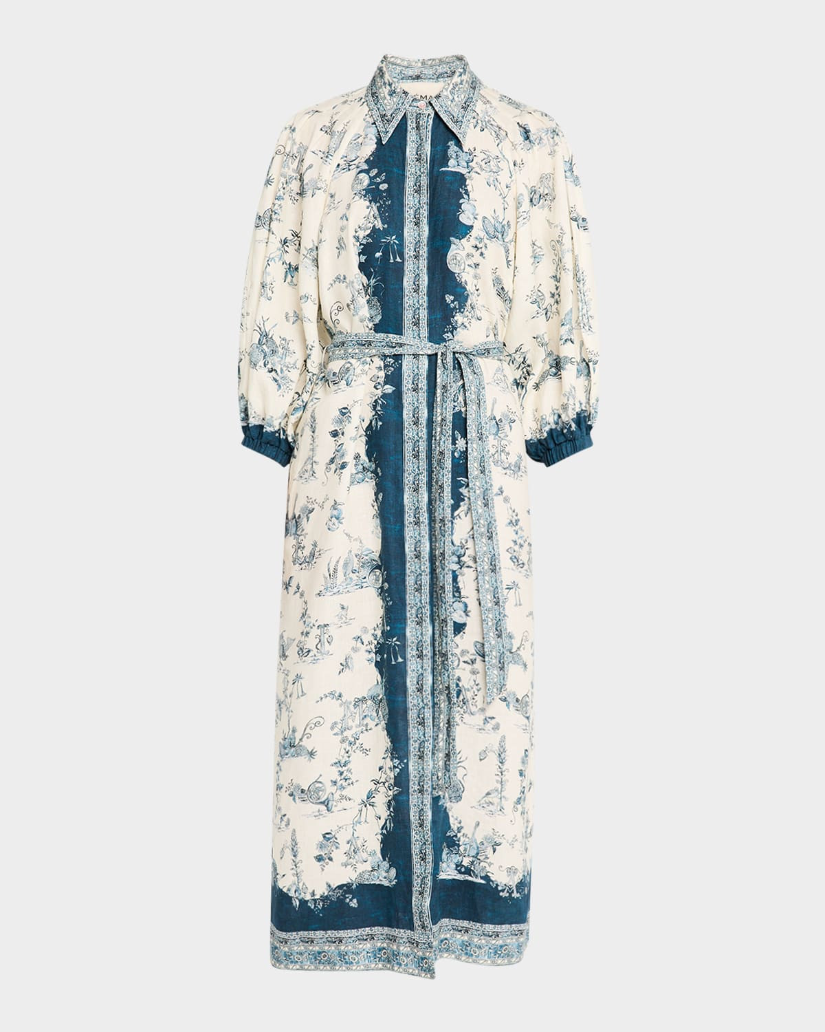 Casa Belted Midi Shirtdress | Neiman Marcus