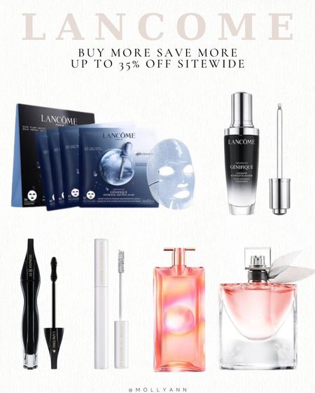 Lancome sale up to 35% off sitewide holiday gifts for her holiday beauty gifts 

#LTKunder50 #LTKHoliday #LTKunder100