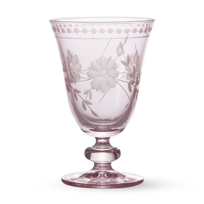 Vintage Etched Goblets | Williams-Sonoma