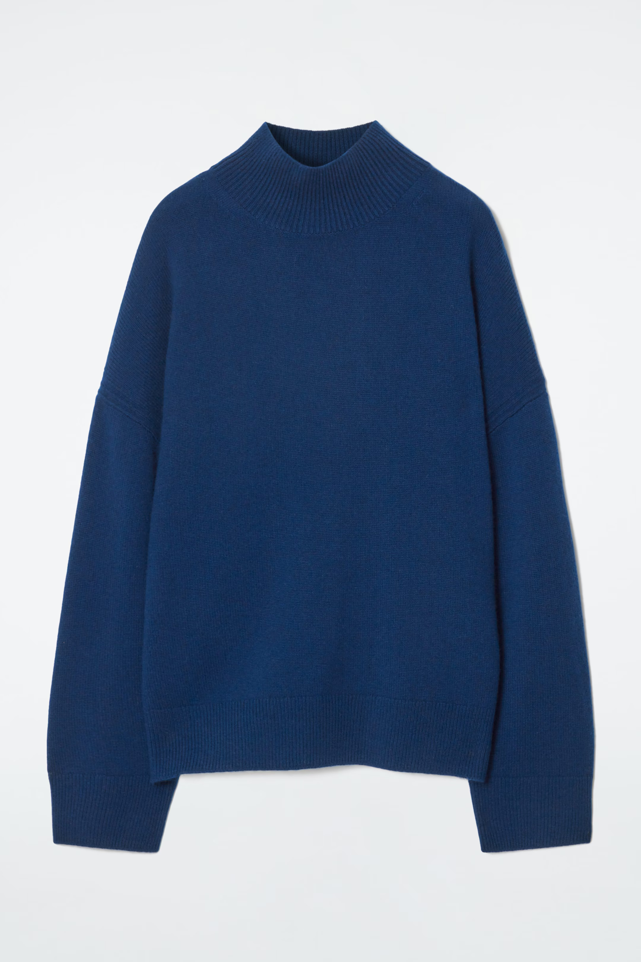 PURE CASHMERE TURTLENECK SWEATER - DARK BLUE | COS | COS (EU)