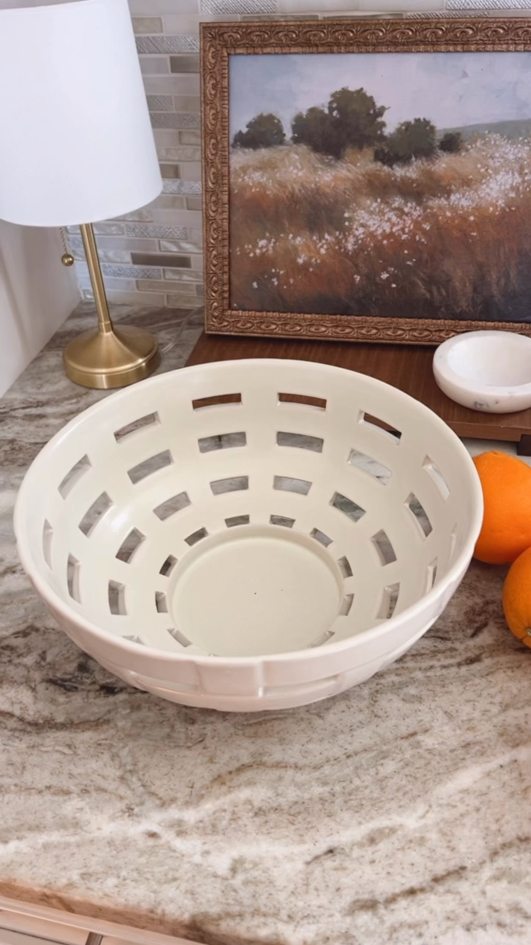 Pottery Barn or Walmart? Yup it’s Walmart! Under $20 for this beautiful woven ceramic bowl. 10/10 👏 #walmarthome spring deco find kitchen must have 

#LTKHome