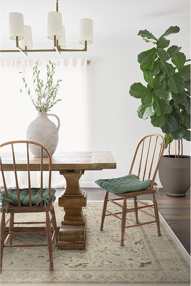 RUGGABLE Kamran Washable Rug - Perfect Vintage Area Rug for Living Room Bedroom Kitchen - Pet & C... | Amazon (US)