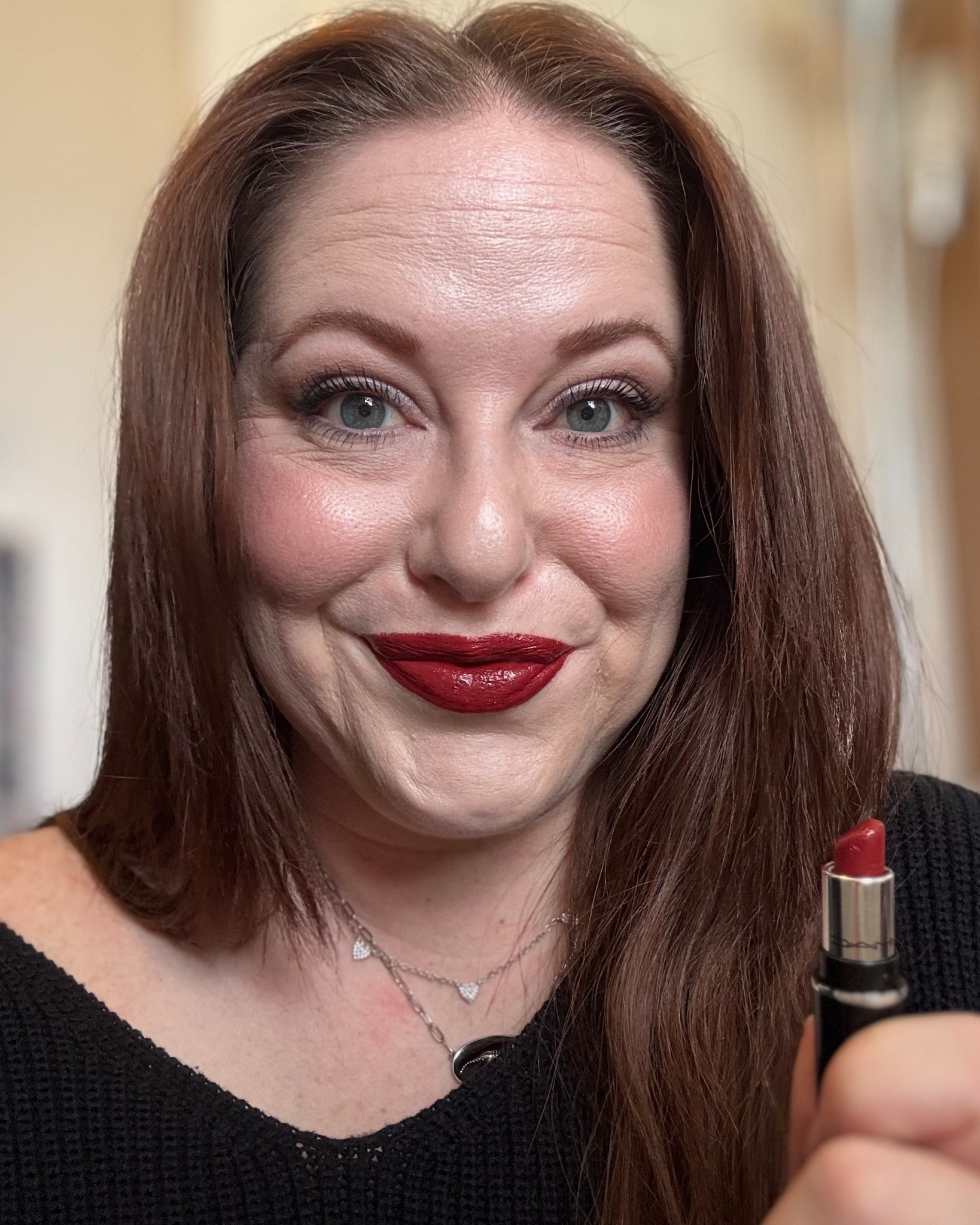 Lipmas day 1: Mac lipstick, shade Dubonnet
I’m doing the 12 days of Lipmas on Tik Tok - sharing one red lip a day for the first 12 days. This one is a satin red with a deeper tone. It’s really comfortable, and on sale today!

#LTKBeauty #LTKSaleAlert #LTKHoliday