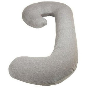 Snoogle Chic Jersey - Snoogle Replacement Cover with Zipper for Easy Use - Heather Gray | Amazon (US)