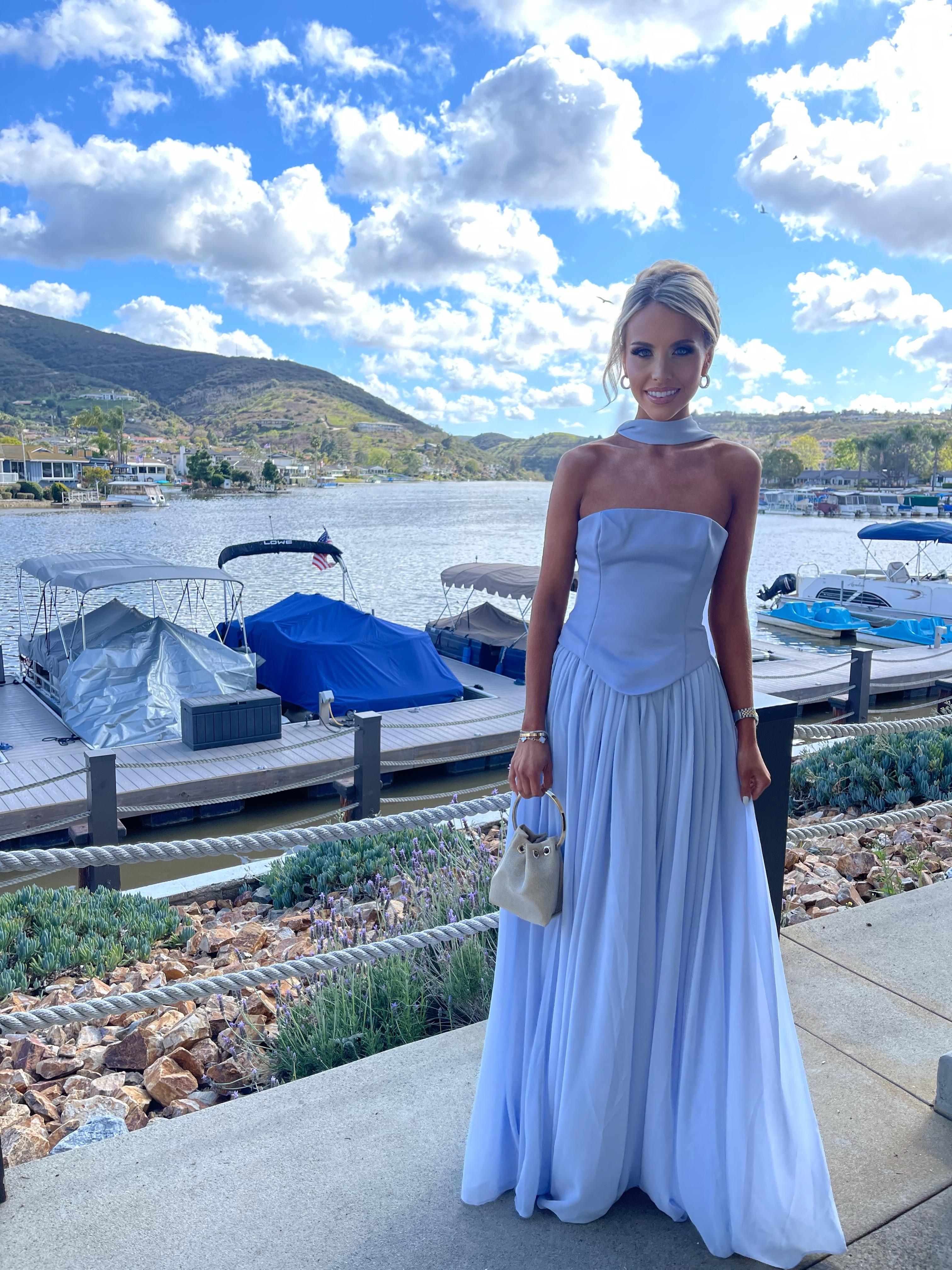 The perfect spring wedding guest dress! This stunning Miss Circle gown is a dream - flattering fit, elegant details, and just the right about of glam. ✨ Paired with my timeless Jimmy Choo purse for the ultimate chic look! 💕 

#WeddingGuestLook #SpringWeddingStyle #MissCircle #JimmyChoo #LTKSpringStyle #LTKWedding
 

#LTKWedding #LTKBeauty #LTKTravel