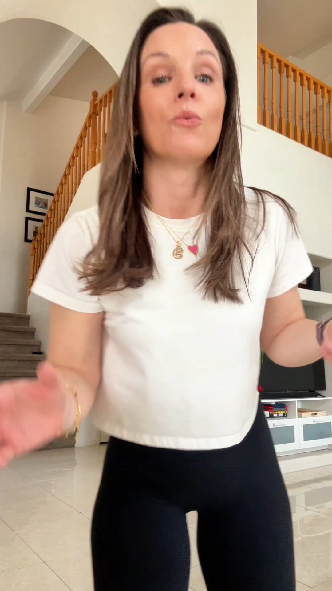 A white cropped tee that actually replaces your bra? The Klassy Brami nailed it. It fits perfectly, has premium removable pads, and makes getting dressed way easier. One of my most-worn basics. #klassy #klassvip #builtinbra #bratop 

#LTKOver40