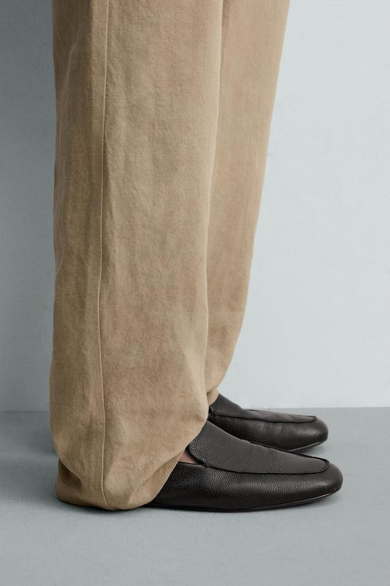 LEATHER LOAFERS | Zara US