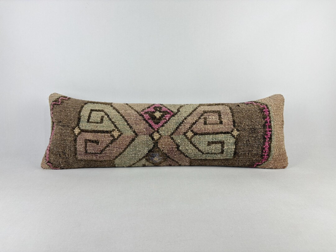 12x36 Extra Long Lumbar Pillow, Turkish Throw Pillow, Handmade Pillow Cover, Boho Pillow Cover, B... | Etsy (US)