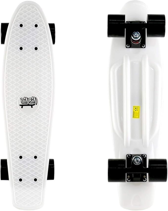 DINBIN Complete Highly Flexible Plastic Cruiser Board Mini 22 Inch Skateboards for Beginners or P... | Amazon (US)