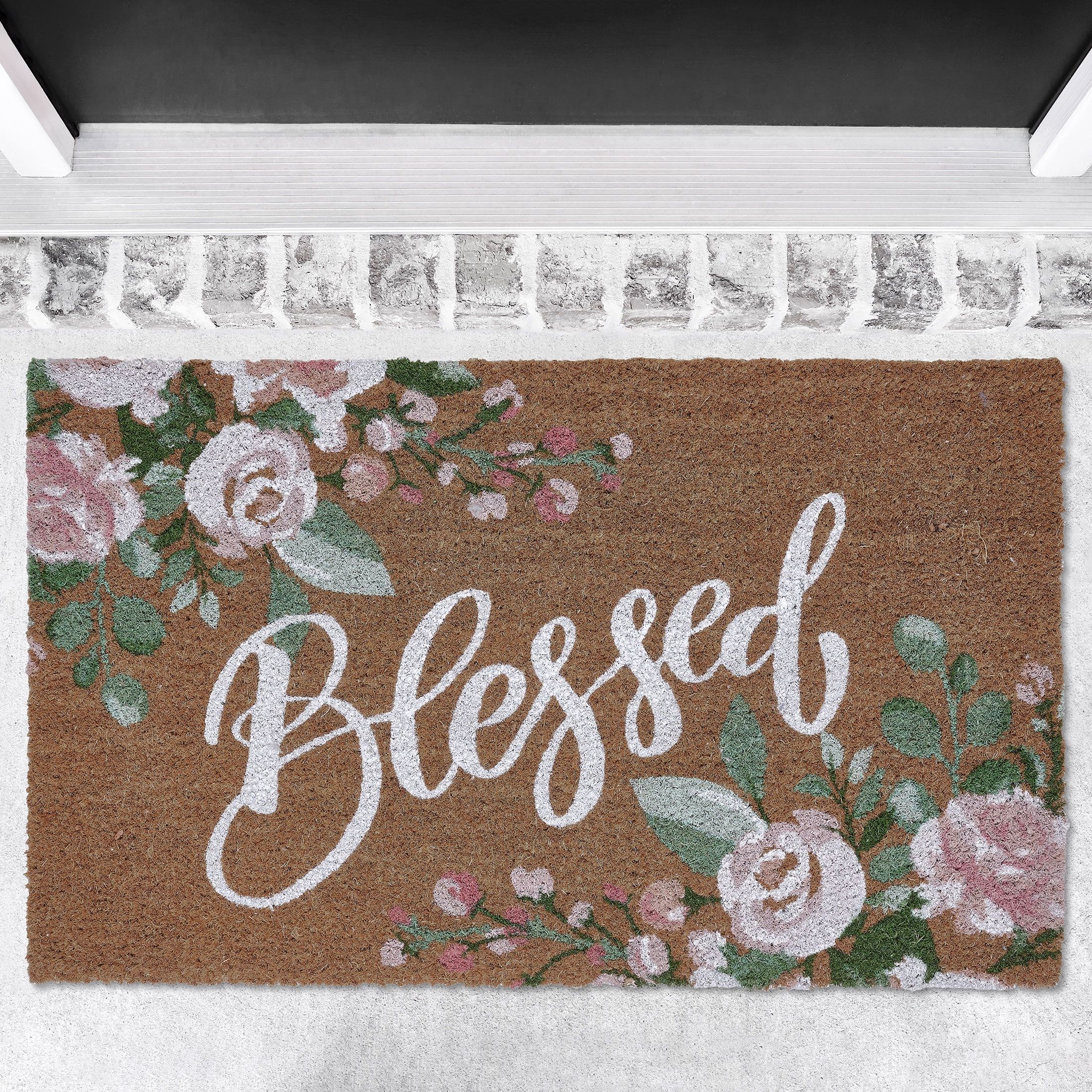 My Texas House Blessed Coir Doormat, 24" x 36" - Walmart.com | Walmart (US)