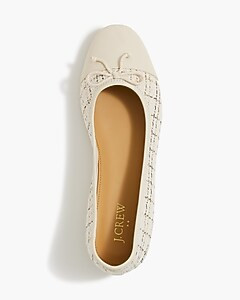 Tweed ballet flats | J.Crew Factory