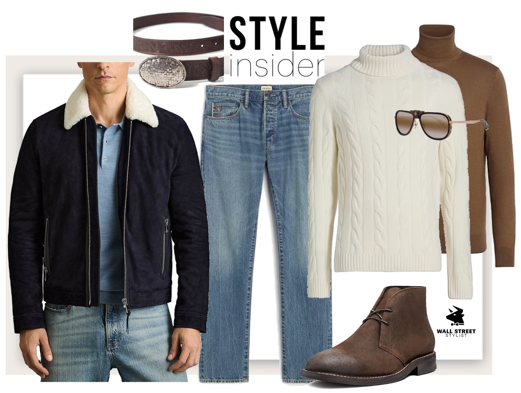 Men’s cool, casual Fall style.  In love with this navy suede jacket from Riess……….paired perfectly with a turtleneck sweater and jeans. 

#LTKSeasonal #LTKStyleTip #LTKMens