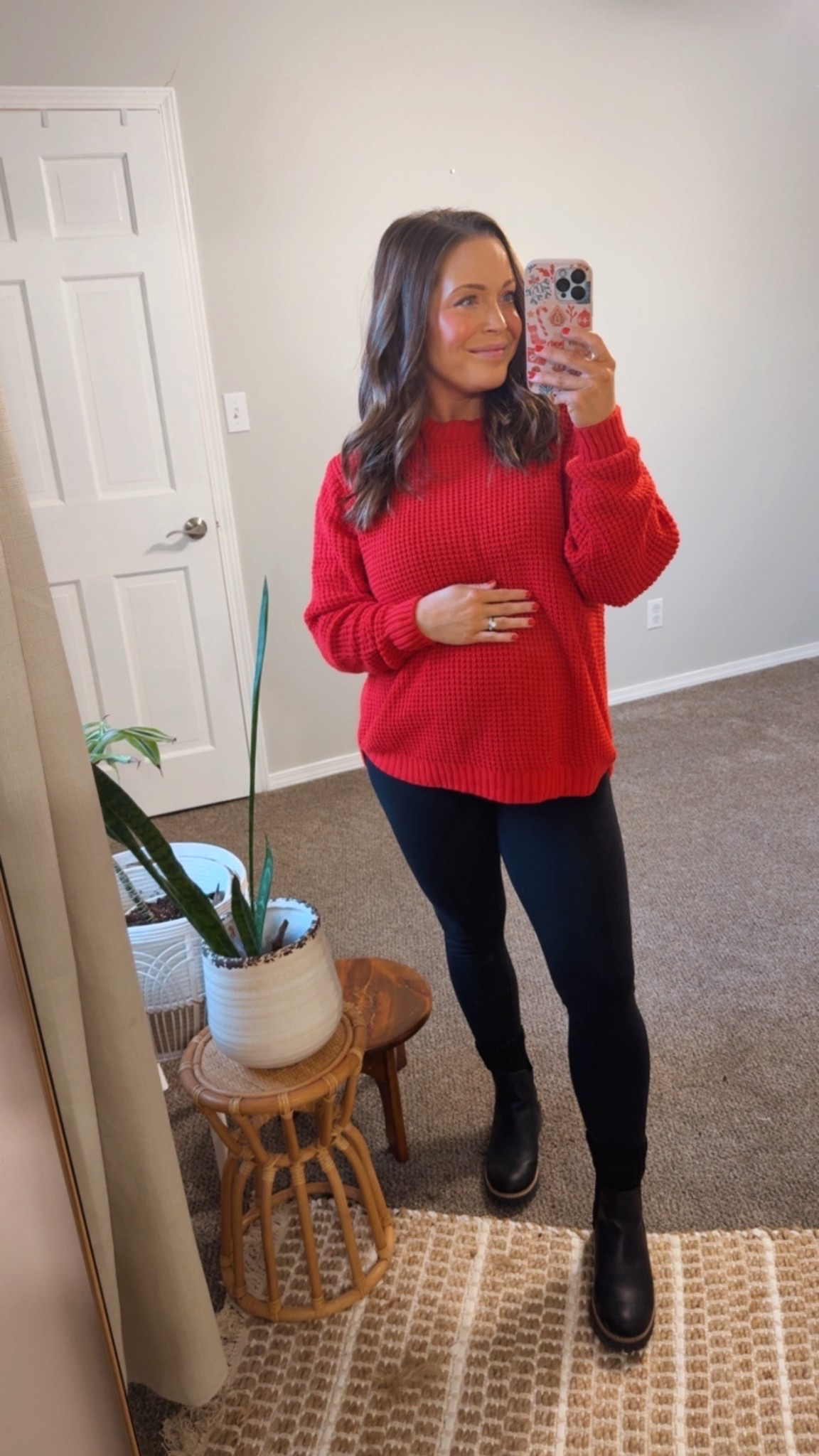 festive outfit for a dreary rainy day! ❤️🎄

#LTKootd #LTKBump #LTKHoliday